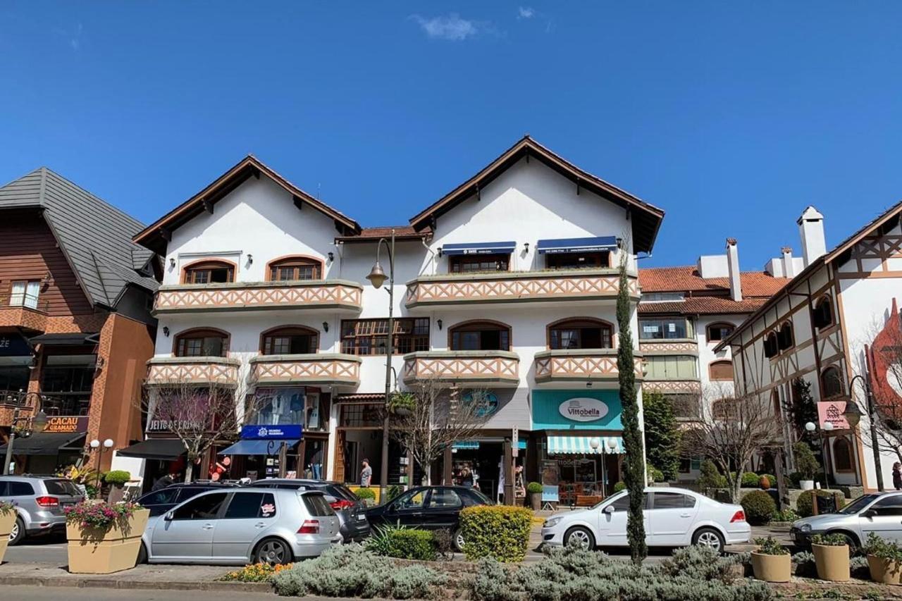 Ap. De 4 Quartos Com Ar A 150M Da Rua Coberta Gramado Exteriér fotografie